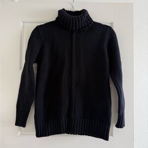 525 America Black Turtleneck Sweater Size S